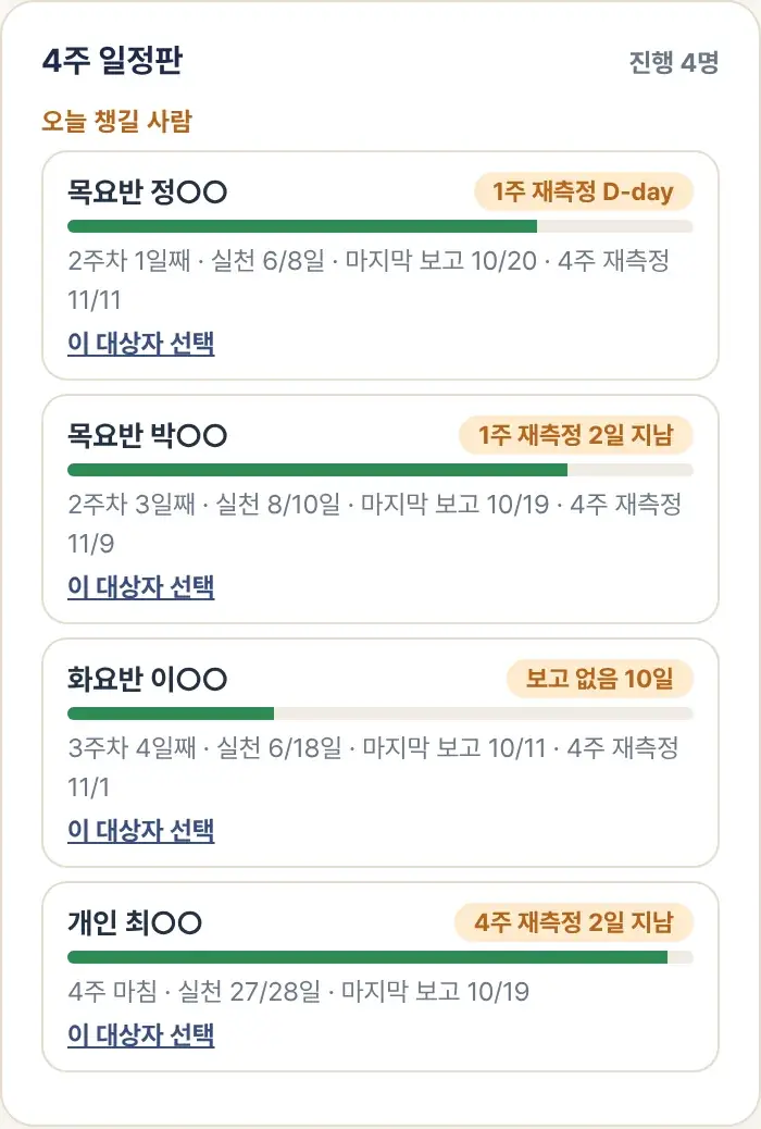 4주 일정판